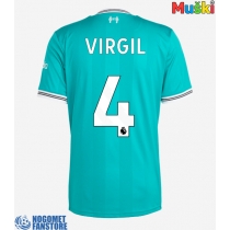 Liverpool Virgil van Dijk #4 Rezervni Dres 2025-26 Kratak Rukav